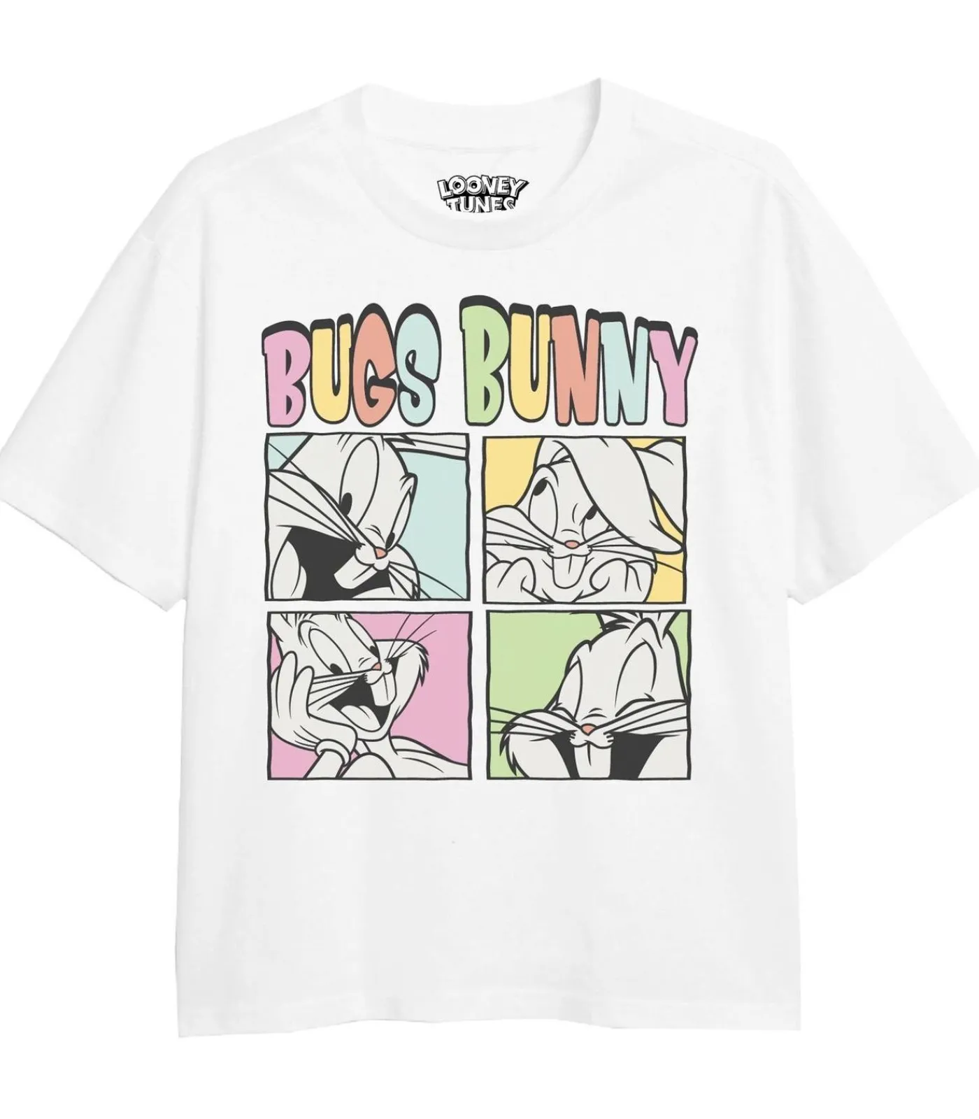 Kinderen Looney Tunes FACES - T-shirt - Wit