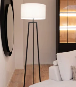 Atmooz Falco - Stalamp - Zwart & Wit