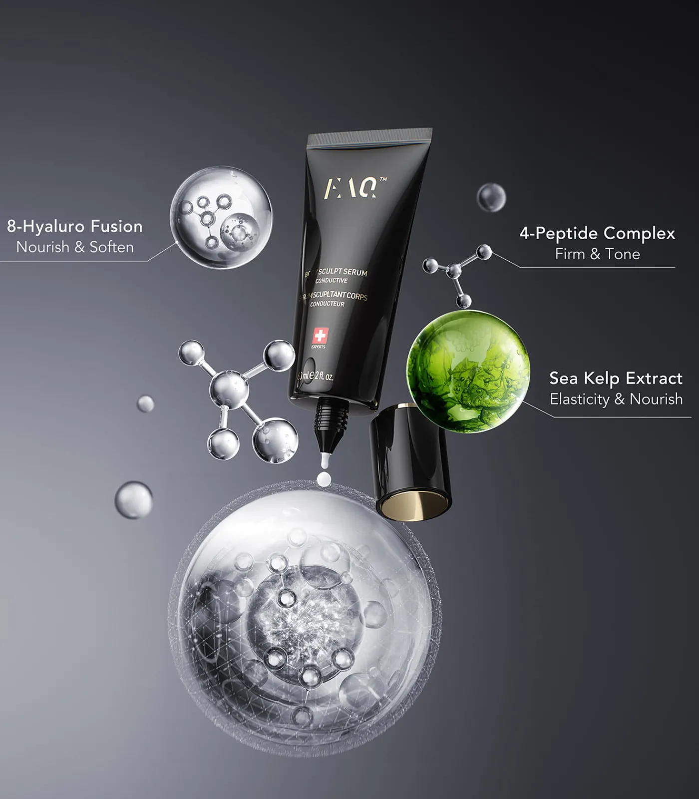 Clearance Body Sculpt Serum met peptidencomplex, zeewierextract & HA Bodylotions & Bodymilks