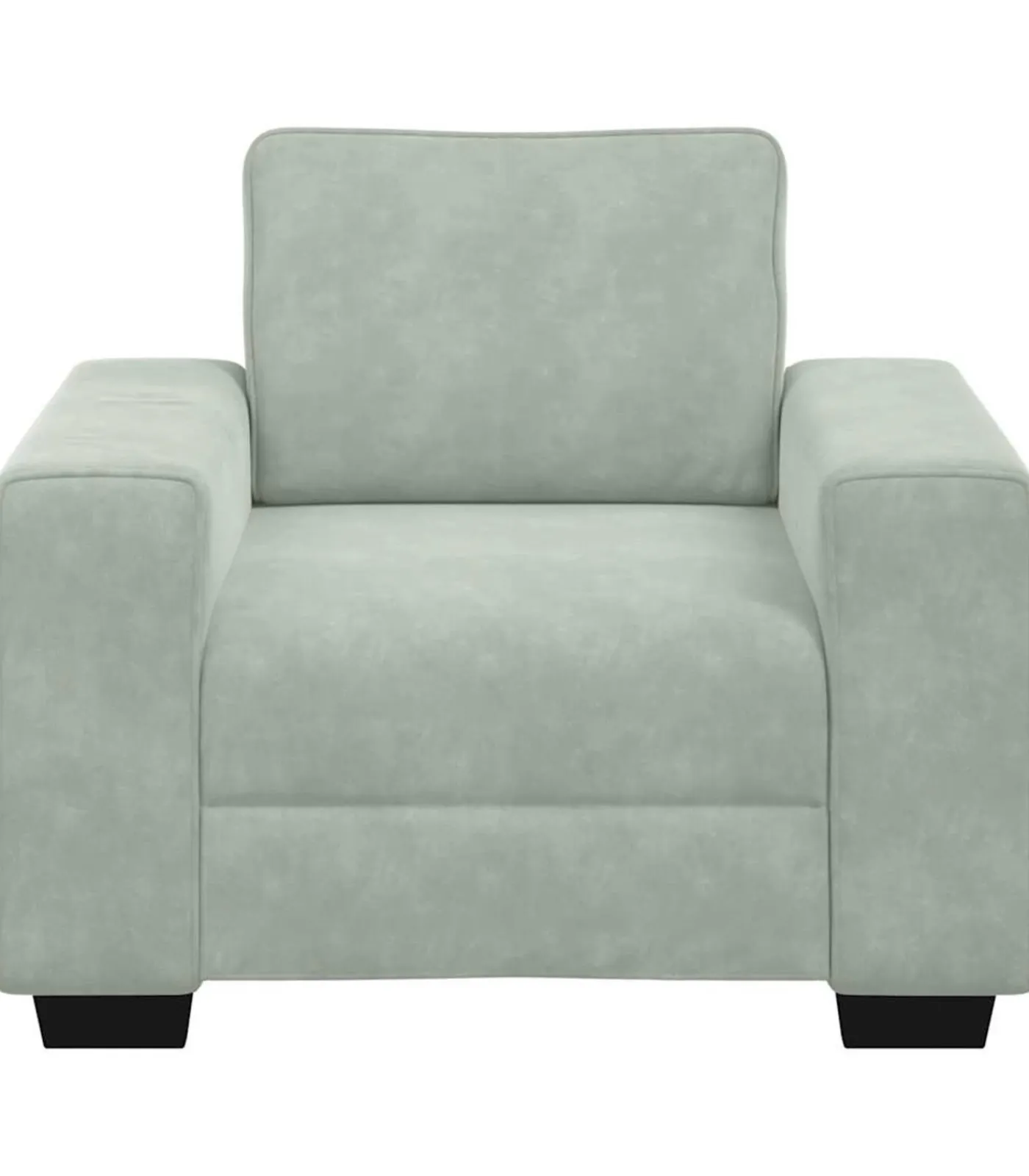 Sale Fauteuil 60 cm fluweel lichtgrijs Zetels