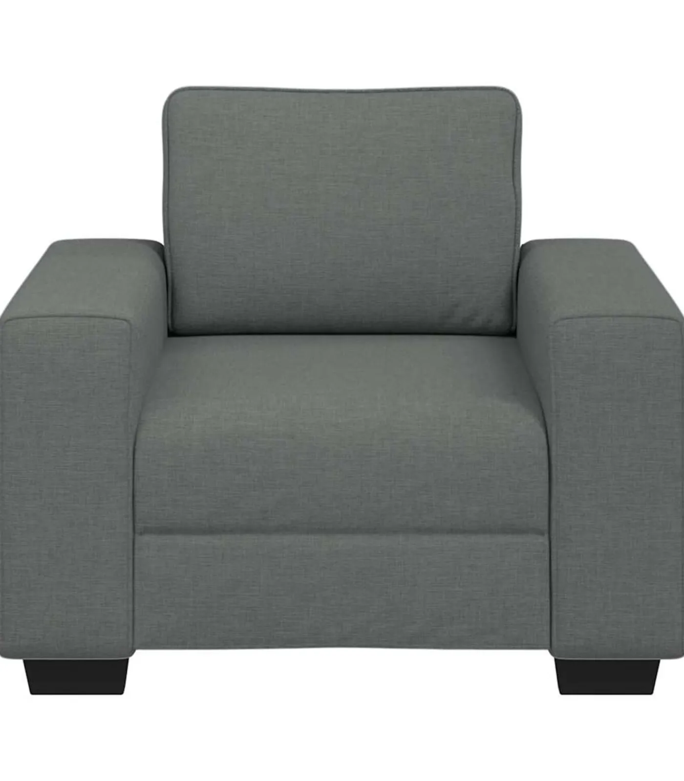 Online Fauteuil 60 cm stof donkergrijs Zetels