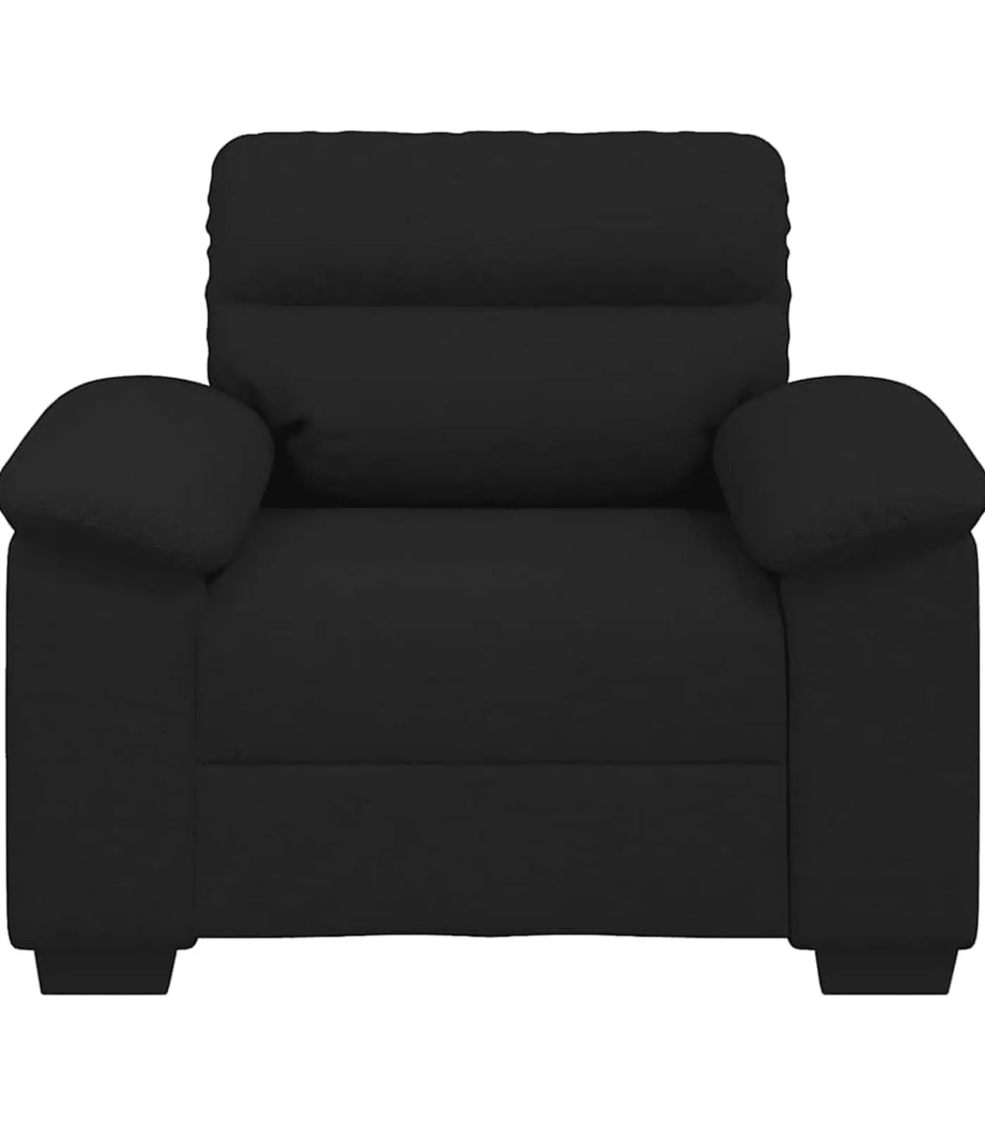 Discount Fauteuil 60 cm stof zwart Zetels