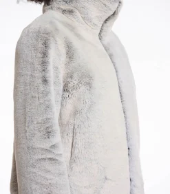 Sale Faux bontjas Natuurlijk afbreekbaar 42 DAMES Jassen