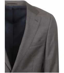 Heren Suitable Faux Uni Kostuum Wol Grijs