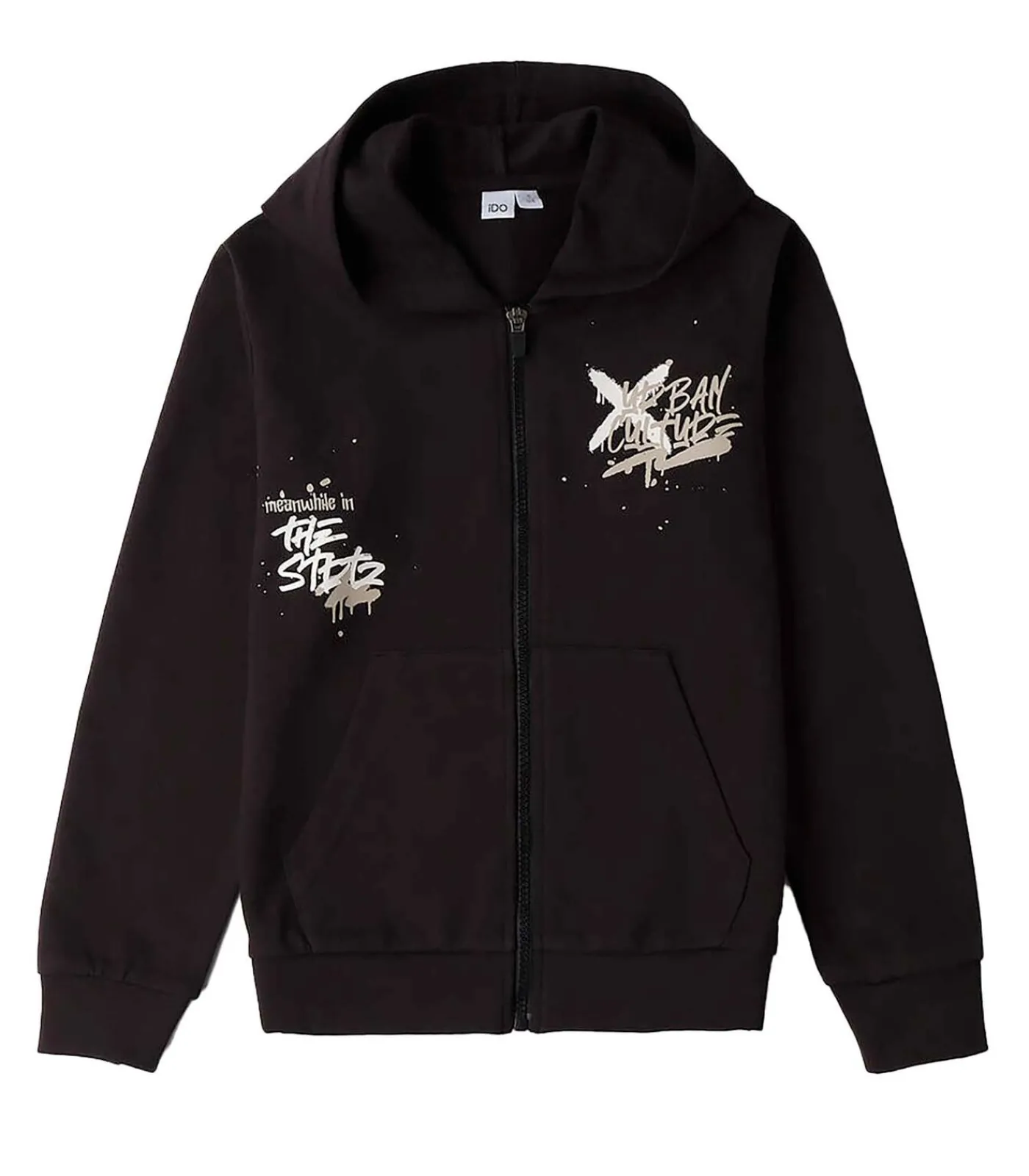 Kinderen IDO Felpa Aperta Ml Con Zip