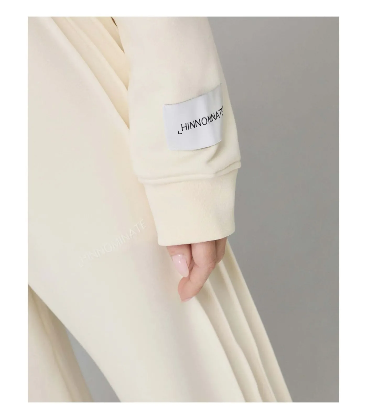 DAMES HINNOMINATE Felpa Cappuccio A Scatoletta Con Manica Raglan