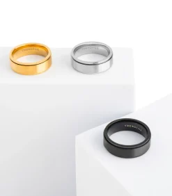 Hot Fidget Ring - Spinner - Zilver Kleurig - Staal Heren Ringen