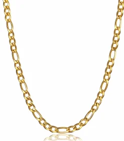 Heren TrendFox Figaro Ketting - 6mm - Goud Kleurig - Staal - 60cm