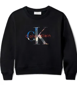 Kinderen Calvin Klein Filled-In Photo Fleece Mono Cn