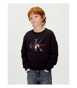 Kinderen Calvin Klein Filled-In Photo Fleece Mono Cn