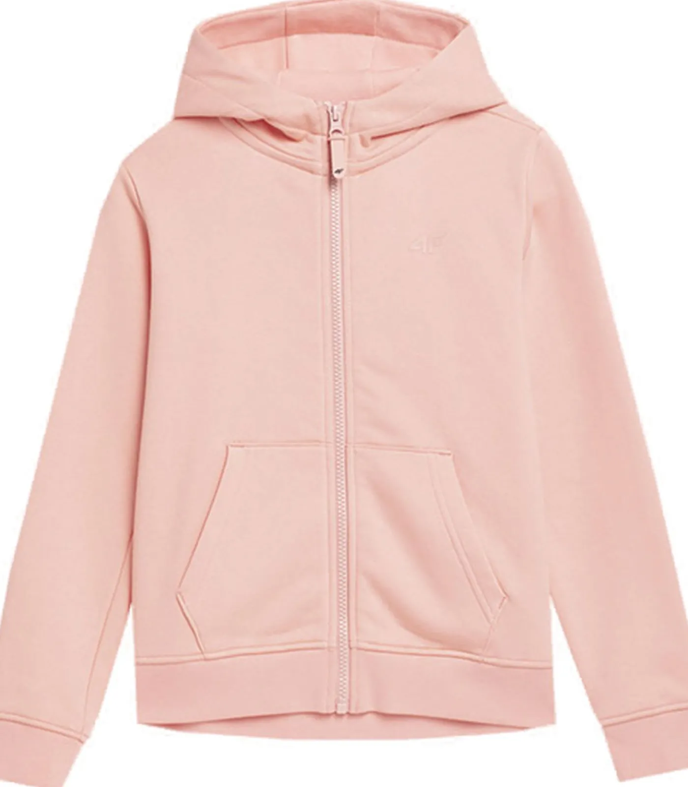 Kinderen 4F JSS23TSWSF216 - Trui met kap Met Volledige Ritssluiting - Roze