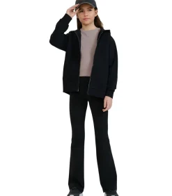 Sale JWMM00TSWSF1861 - Trui met kap Met Volledige Ritssluiting - Zwart Kinderen Truien & Vesten