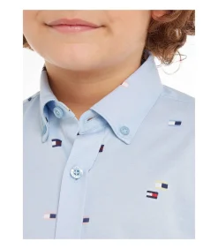 New Flag Printed Regular Shirt Ls Kinderen Hemden