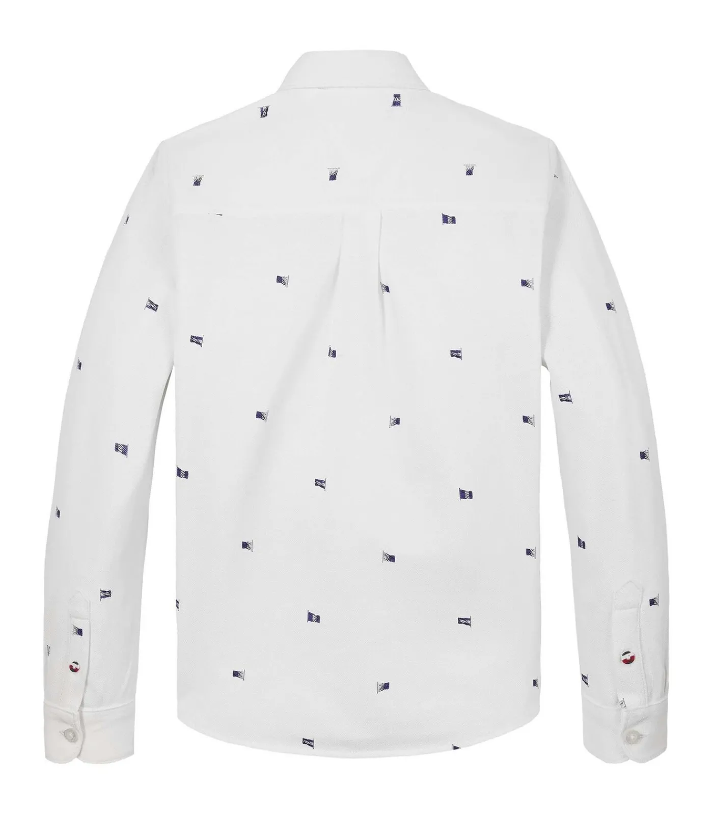 Sale Flags Printed Pique Reg Shirt Kinderen Hemden