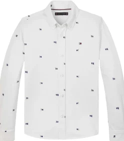 Sale Flags Printed Pique Reg Shirt Kinderen Hemden