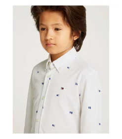 Sale Flags Printed Pique Reg Shirt Kinderen Hemden