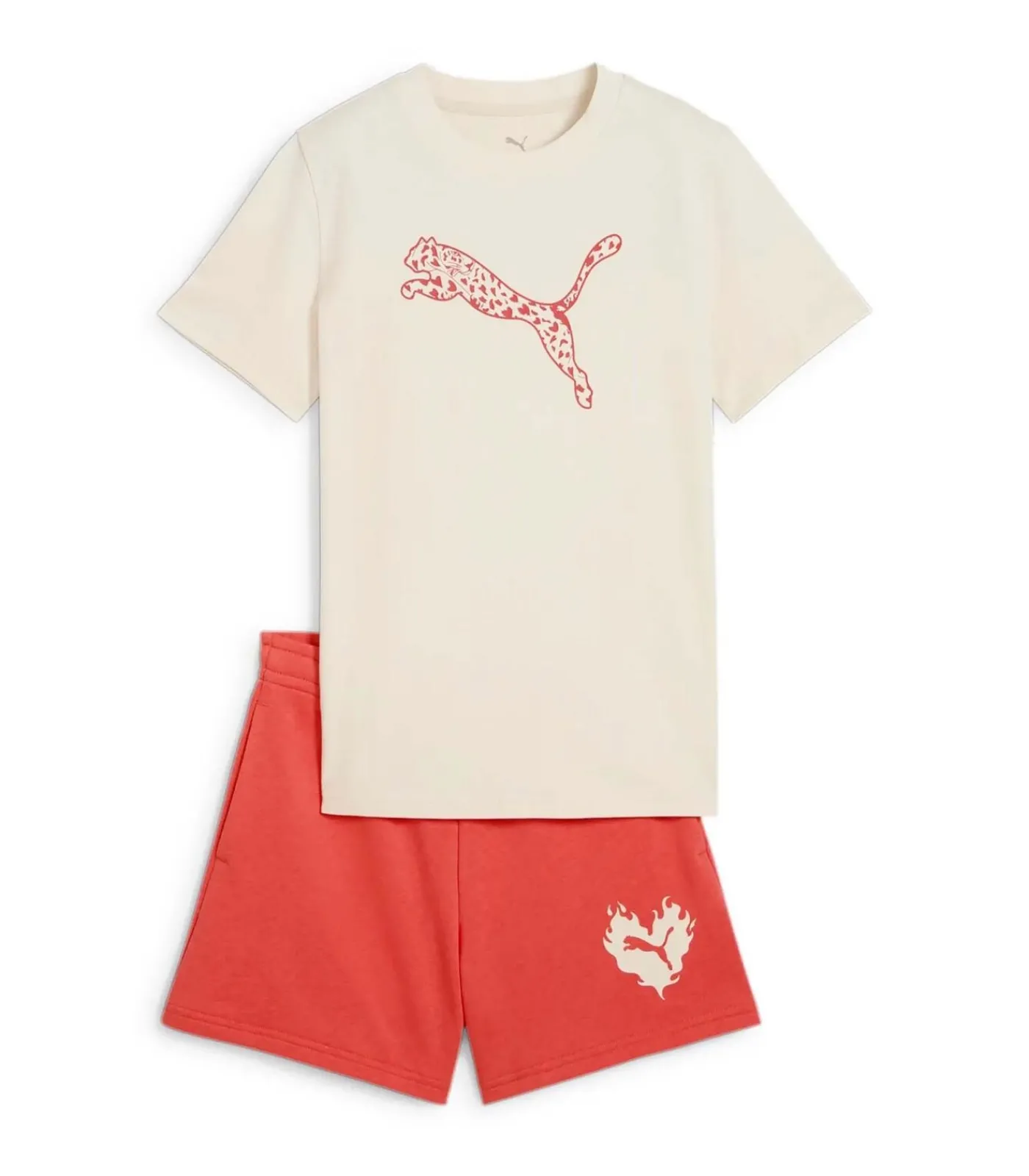Best Flaming Love Tee And Shorts Set G Kinderen Tops
