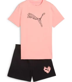 Kinderen PUMA Flaming Love Tee And Shorts Set G