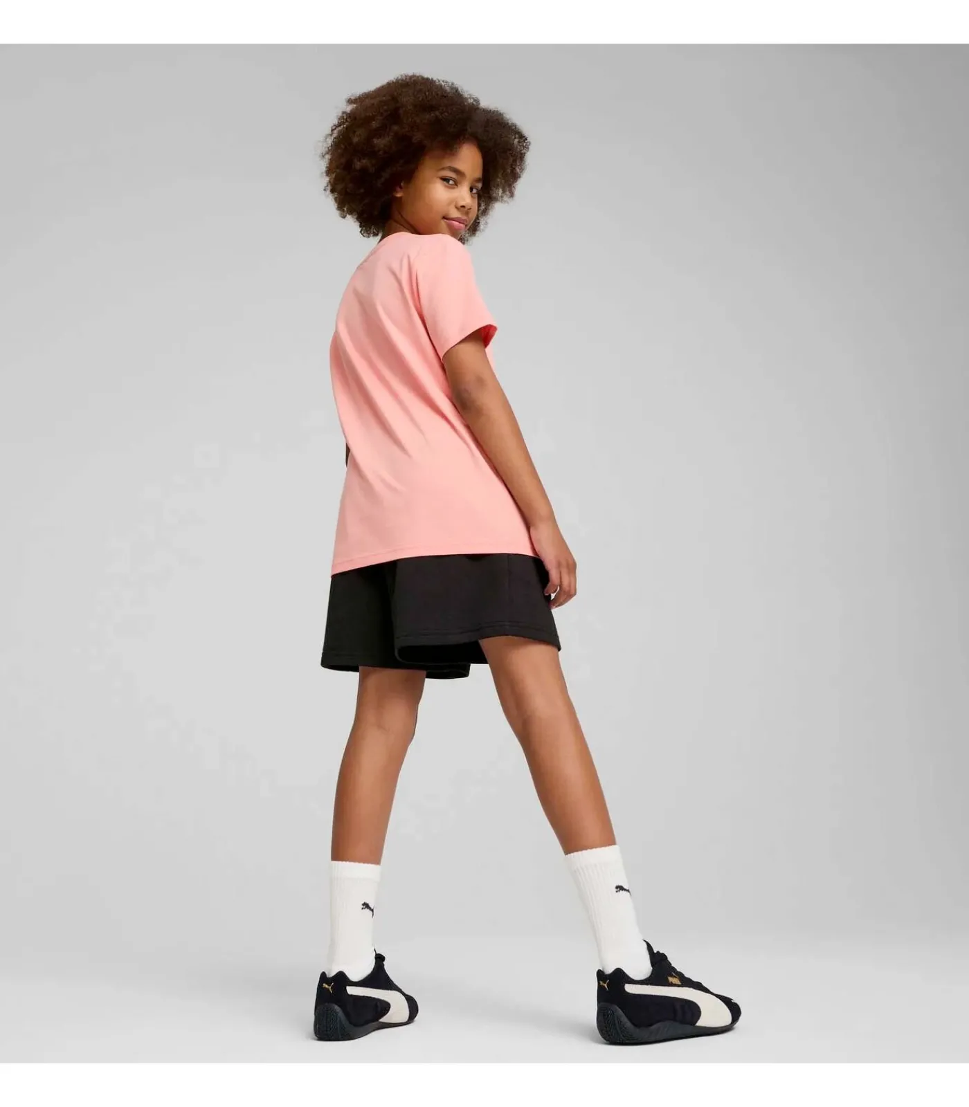 Kinderen PUMA Flaming Love Tee And Shorts Set G