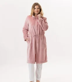 Best Flanellen jas met ritssluiting ESSENTIEL H53B DAMES Loungewear