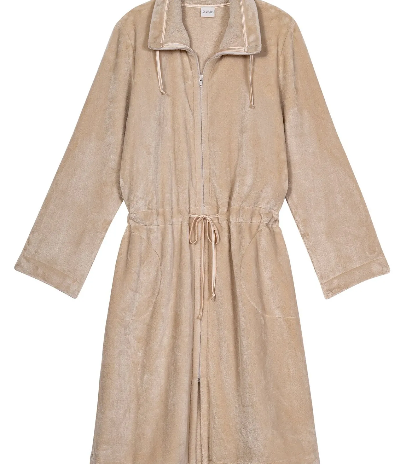 Online Flanellen jas met ritssluiting ESSENTIEL H53B DAMES Loungewear