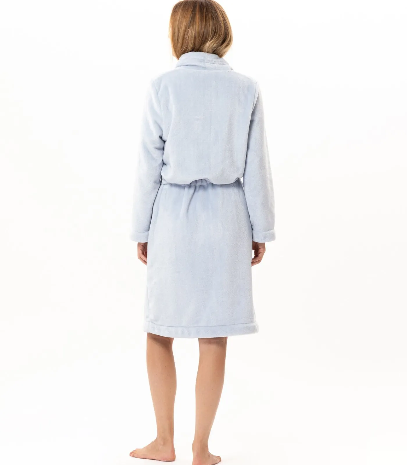 Hot Flanellen jas met ritssluiting ESSENTIEL H53B DAMES Loungewear