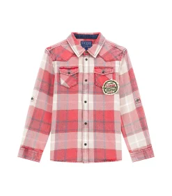 Kinderen GUESS Flanellen overhemd met lange mouwen voor kinderen