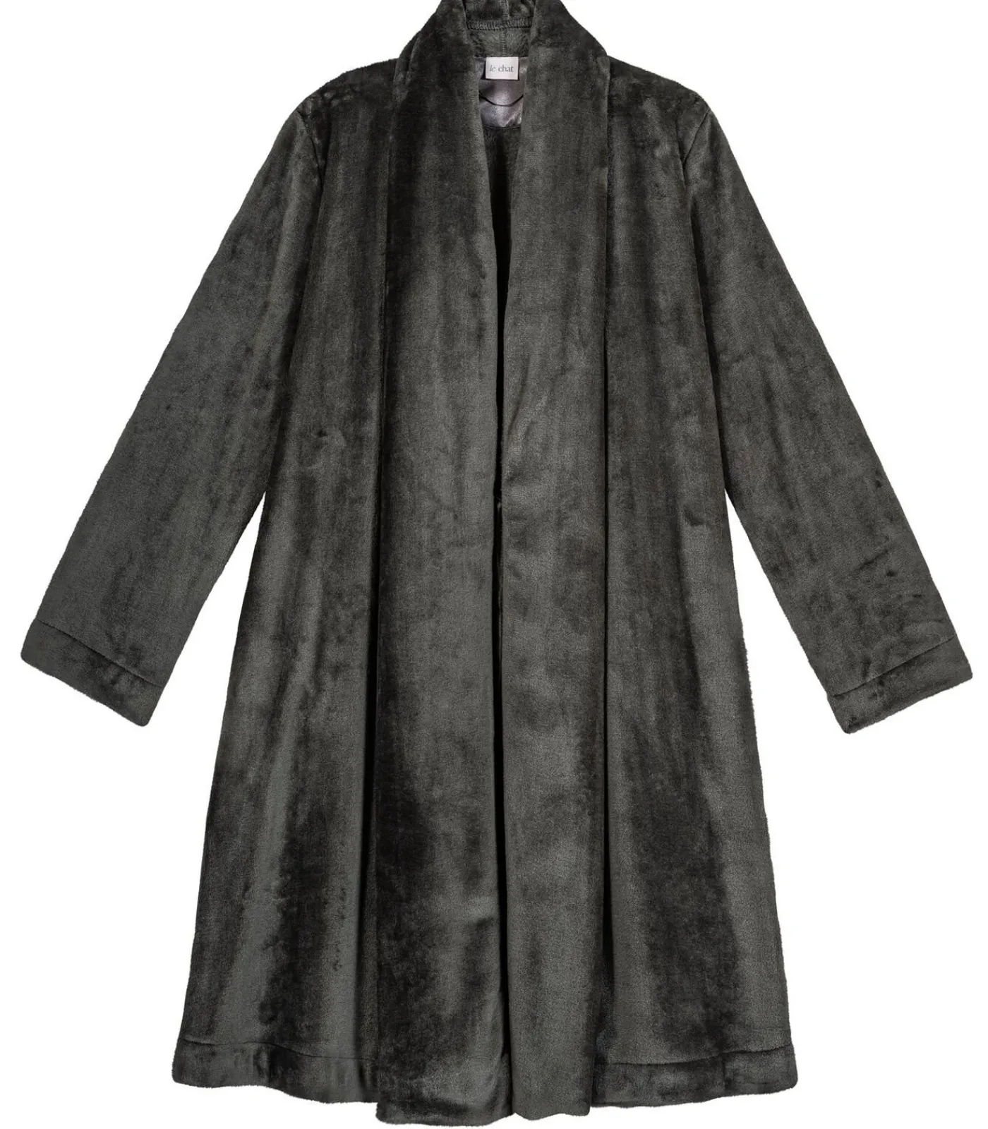 DAMES LE CHAT Flanellen pluche jas ESSENTIEL H55B