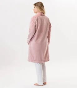 Sale Flanellen pluche jas ESSENTIEL H55B DAMES Loungewear