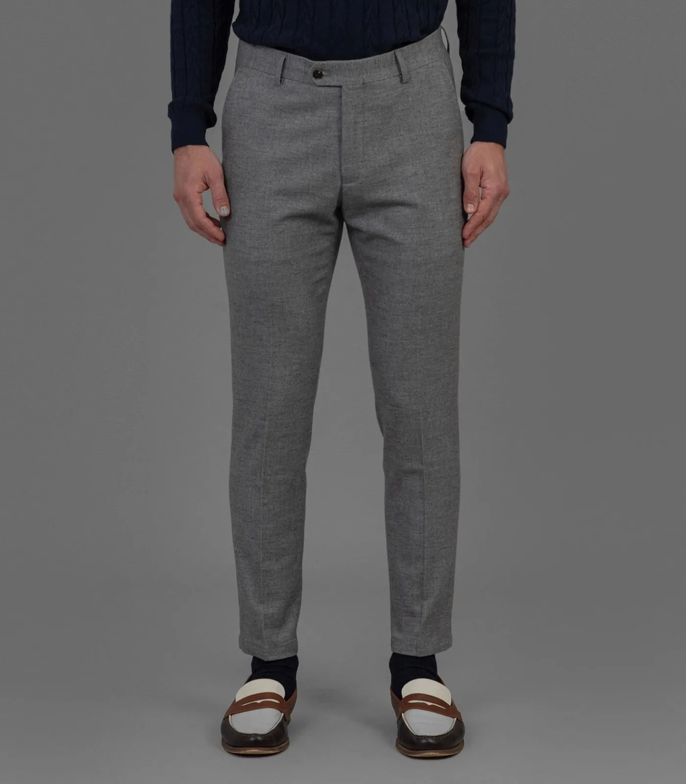 Clearance Flannel Broek - Grijs Heren Broeken & Shorts