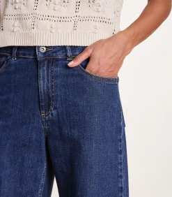 DAMES La Fée Maraboutée Flare jeans met hoge taille van biologisch katoen