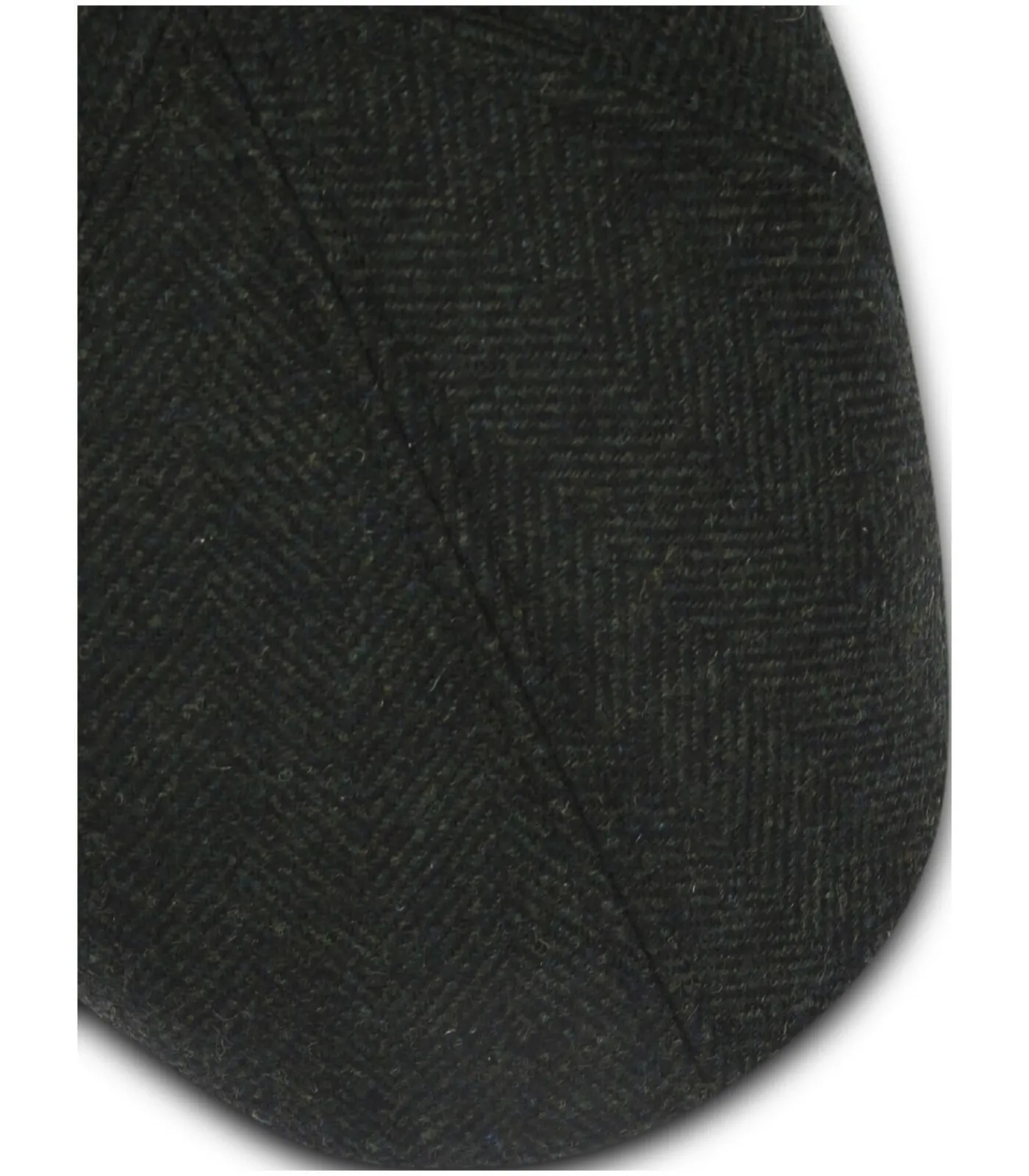 Discount Flat Cap Wool Herringbone Donkergroen Heren Hoeden & Petten