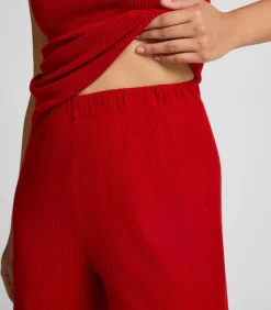 DAMES Hunkemöller Fleece joggingbroek met kabelontwerp