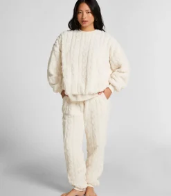 DAMES Hunkemöller Fleece top met kabelontwerp