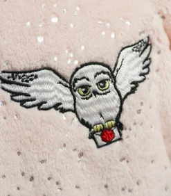 Kinderen HARRY POTTER Fleecebadjas met kap, HEDWIGE