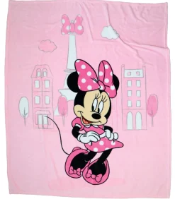 Hot Fleecedeken bedrukt extra zachte 100% polyester, MINNIE SHOPPING Bedspreien