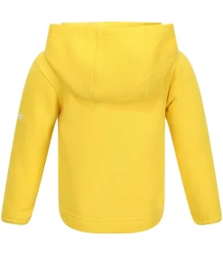 Best FLORAL - Trui met kap - Citrusgeel Kinderen Truien & Vesten