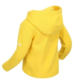 Best FLORAL - Trui met kap - Citrusgeel Kinderen Truien & Vesten