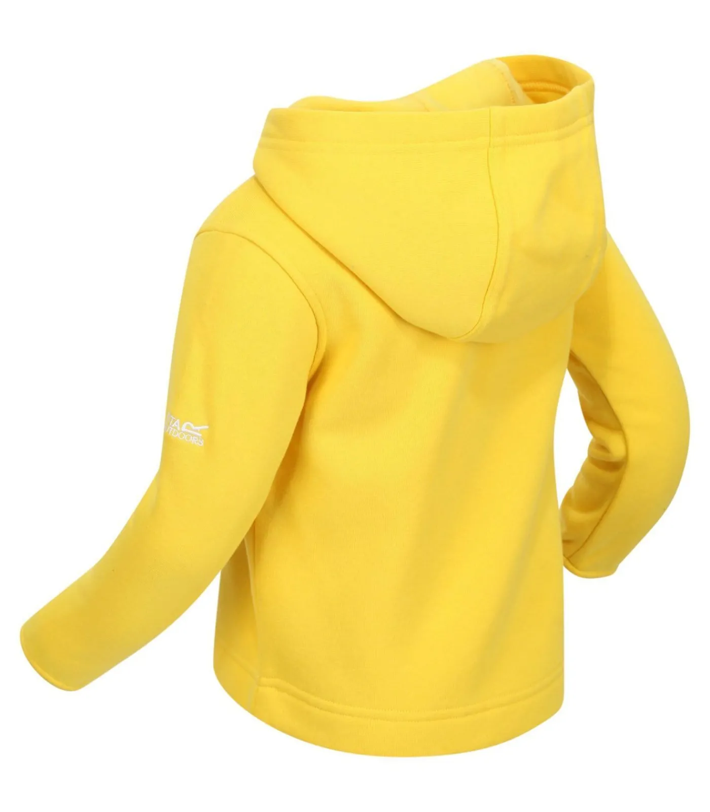 Best FLORAL - Trui met kap - Citrusgeel Kinderen Truien & Vesten