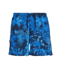 Heren Urban Classics FLOWER - Zwembroek - Blauw