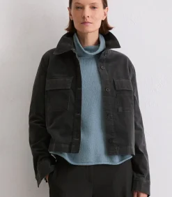 DAMES Marc O'Polo Fluwelen jas regular