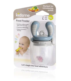 Kinderen Kidsme Food Feeder fruitspeen & sabbelzakje voor baby - Maat L - Azure