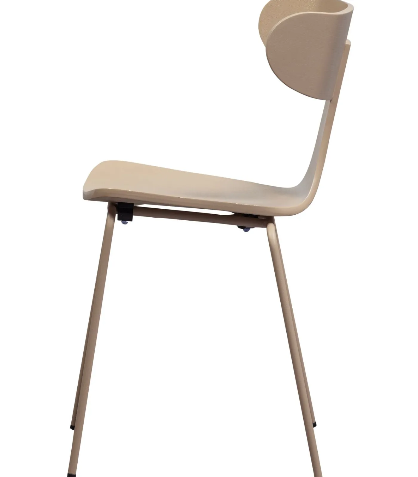 Best Form Eetkamerstoelen - Hout/Metaal - Zand - Set van 6 Stoelen