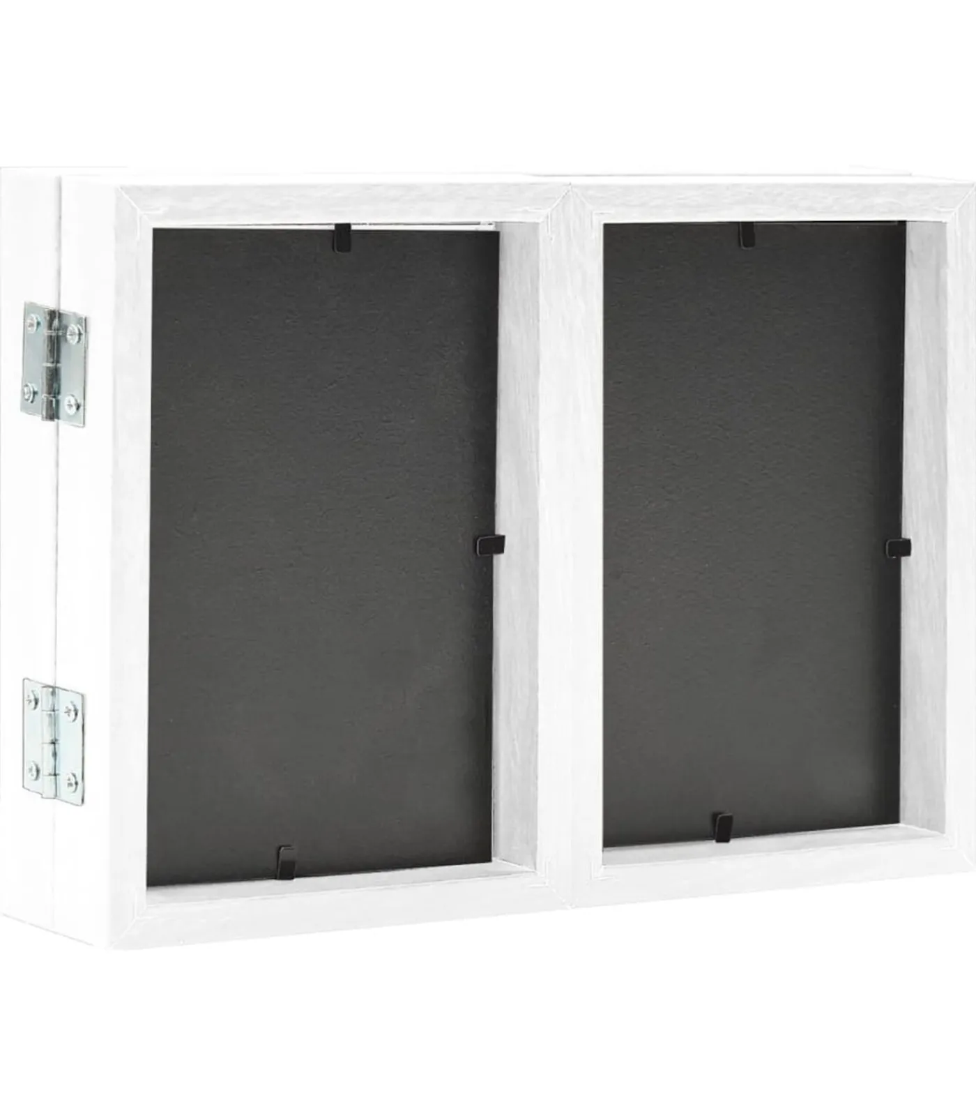 vidaXL Fotolijst drieluik 22x15 cm+2x(10x15 cm) wit