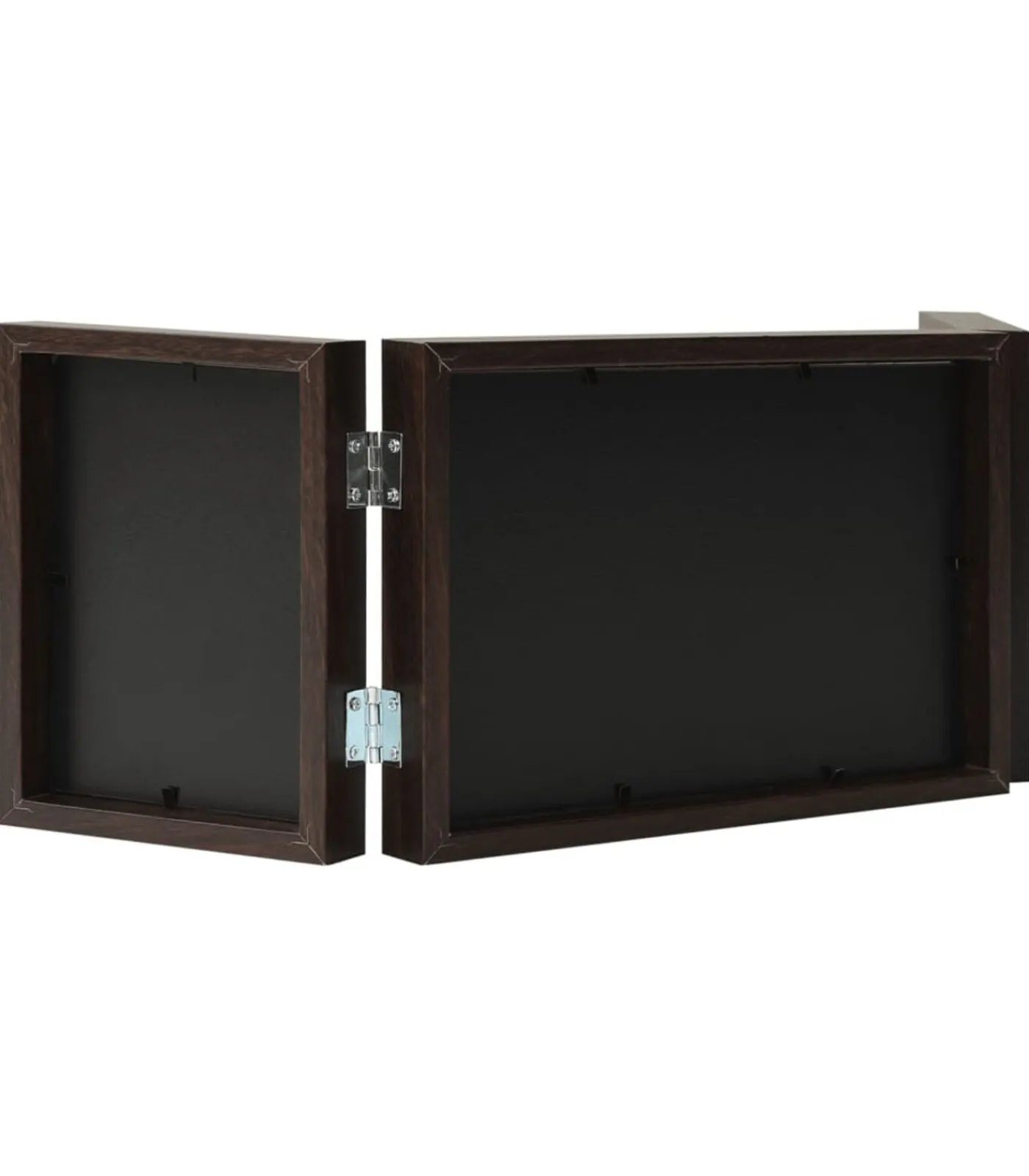 New Fotolijst drieluik 28x18 cm+2x(13x18 cm) bruin Fotolijsten