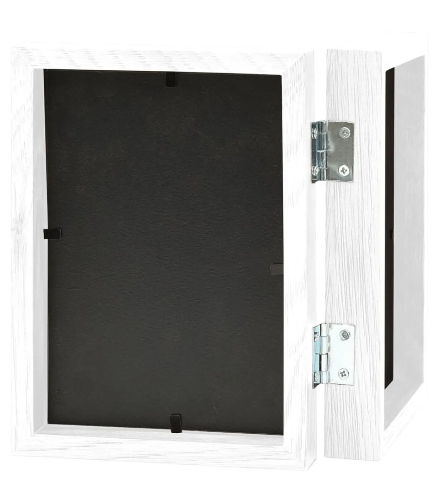 vidaXL Fotolijst tweeluik 2x(10x15 cm) wit