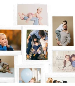 Discount Fotolijst voor 10x(13x18 cm) foto MDF wit Fotolijsten