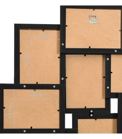 vidaXL Fotolijst voor 10x(13x18 cm) foto MDF zwart