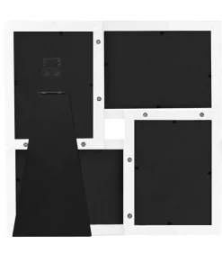 Discount Fotolijst voor 4x(13x18 cm) foto MDF wit Fotolijsten