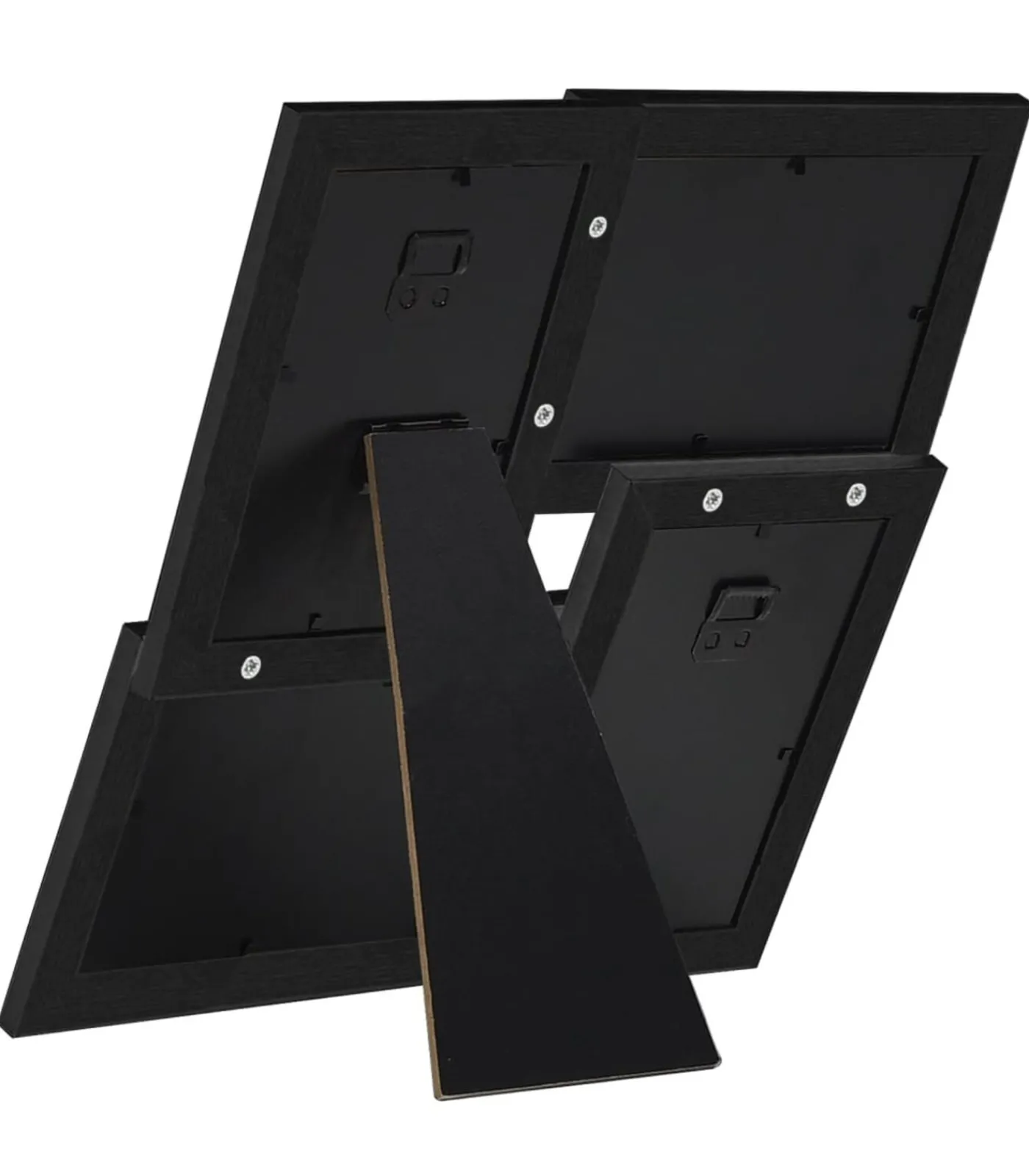 Online Fotolijst voor 4x(13x18 cm) foto MDF zwart Fotolijsten